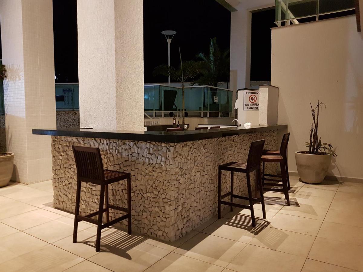 Apartamento Praia Grande Ubatuba Com Churrasqueira Privativa Exterior foto