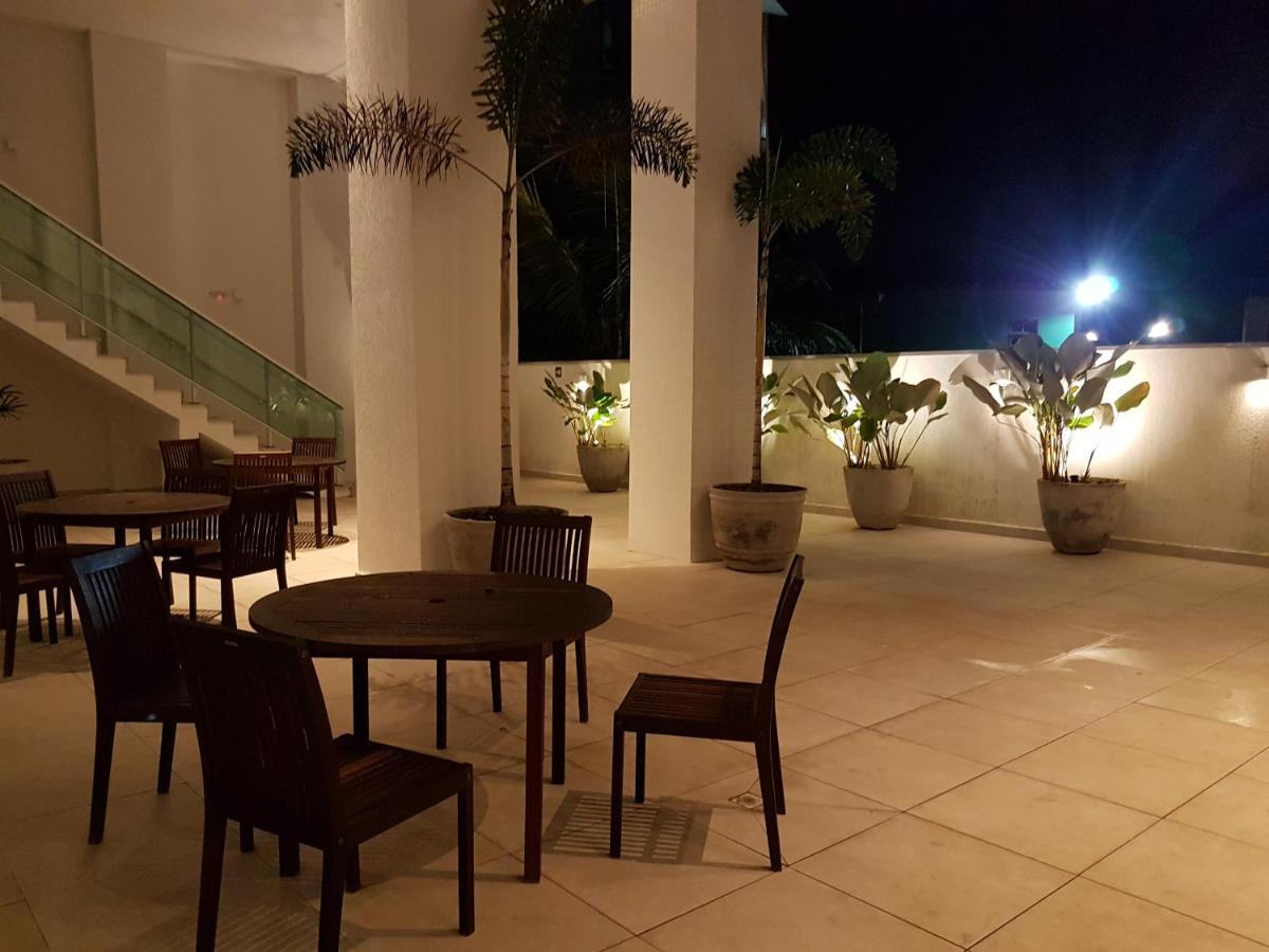 Apartamento Praia Grande Ubatuba Com Churrasqueira Privativa Exterior foto