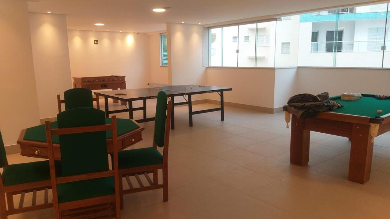 Apartamento Praia Grande Ubatuba Com Churrasqueira Privativa Exterior foto