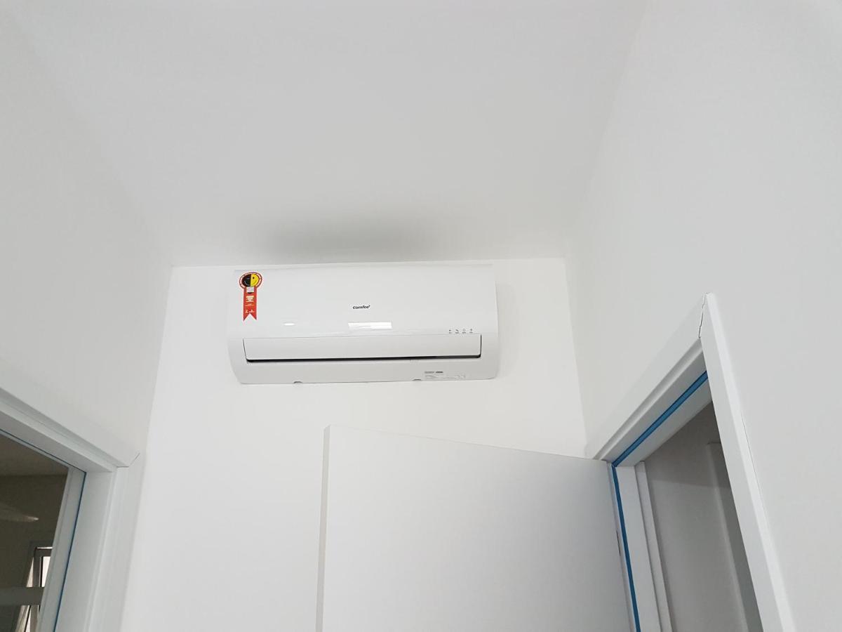 Apartamento Praia Grande Ubatuba Com Churrasqueira Privativa Exterior foto